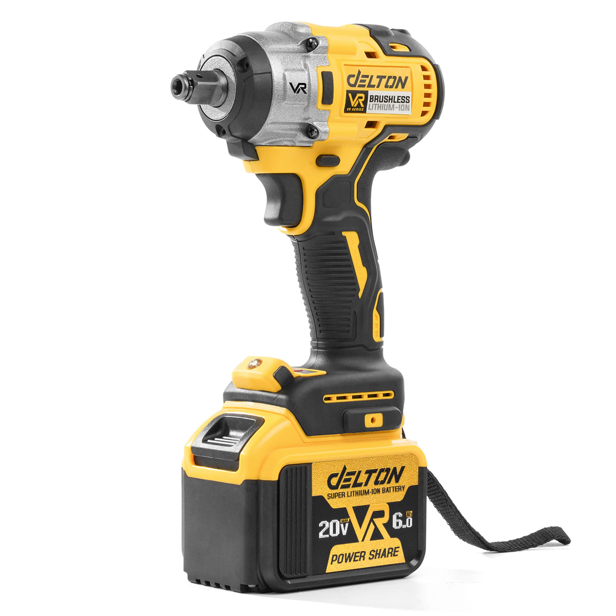 บล็อกกระแทกไร้สาย (เฉพาะเครื่องเปล่า) DELTON รุ่น CWT-991-32 VR-SERIES 20V พร้อมอุปกรณ์เสริม 32 ชิ้น